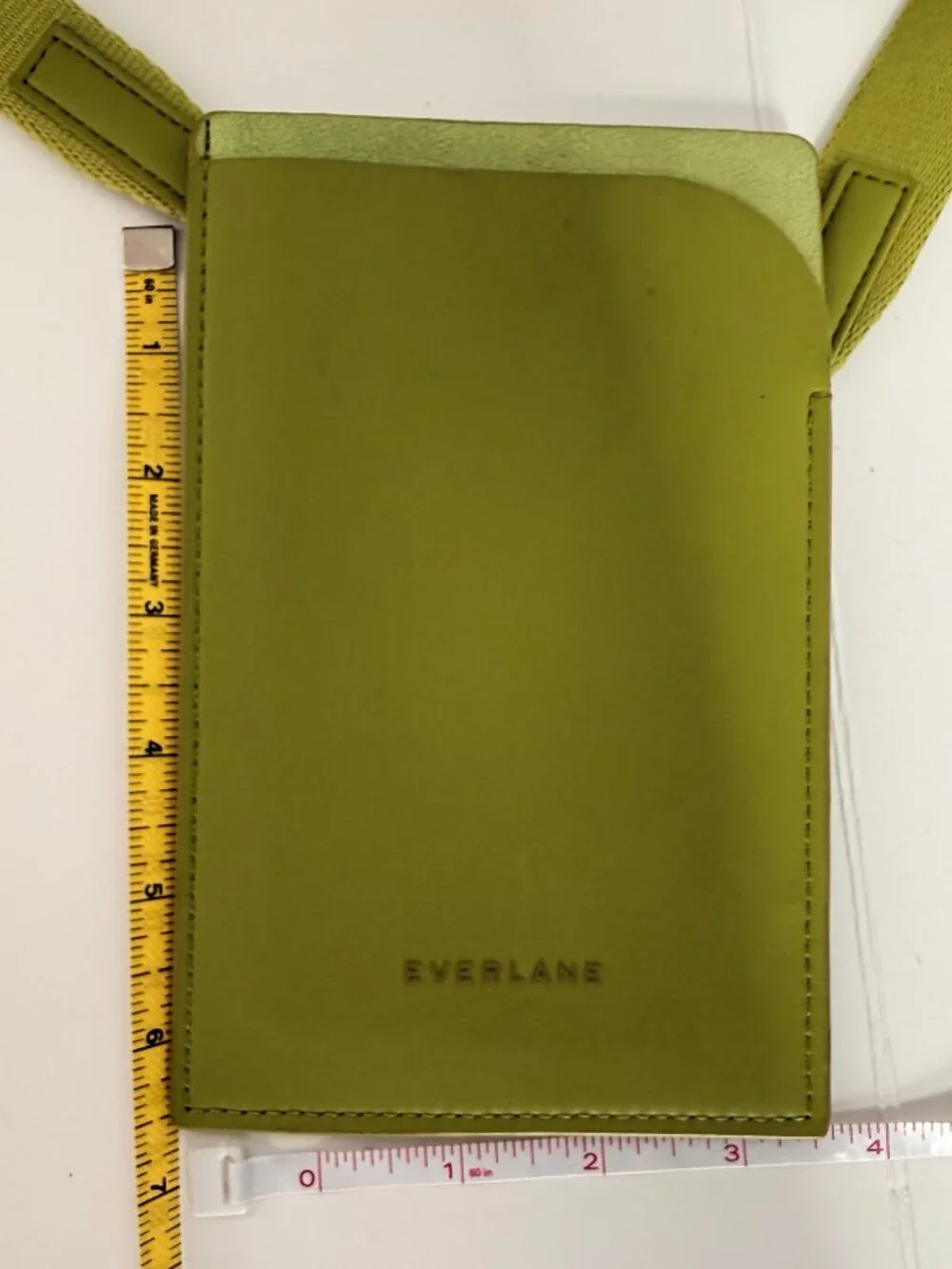 Everlane Cactus Leather Mini Sling Bag Pepper Green